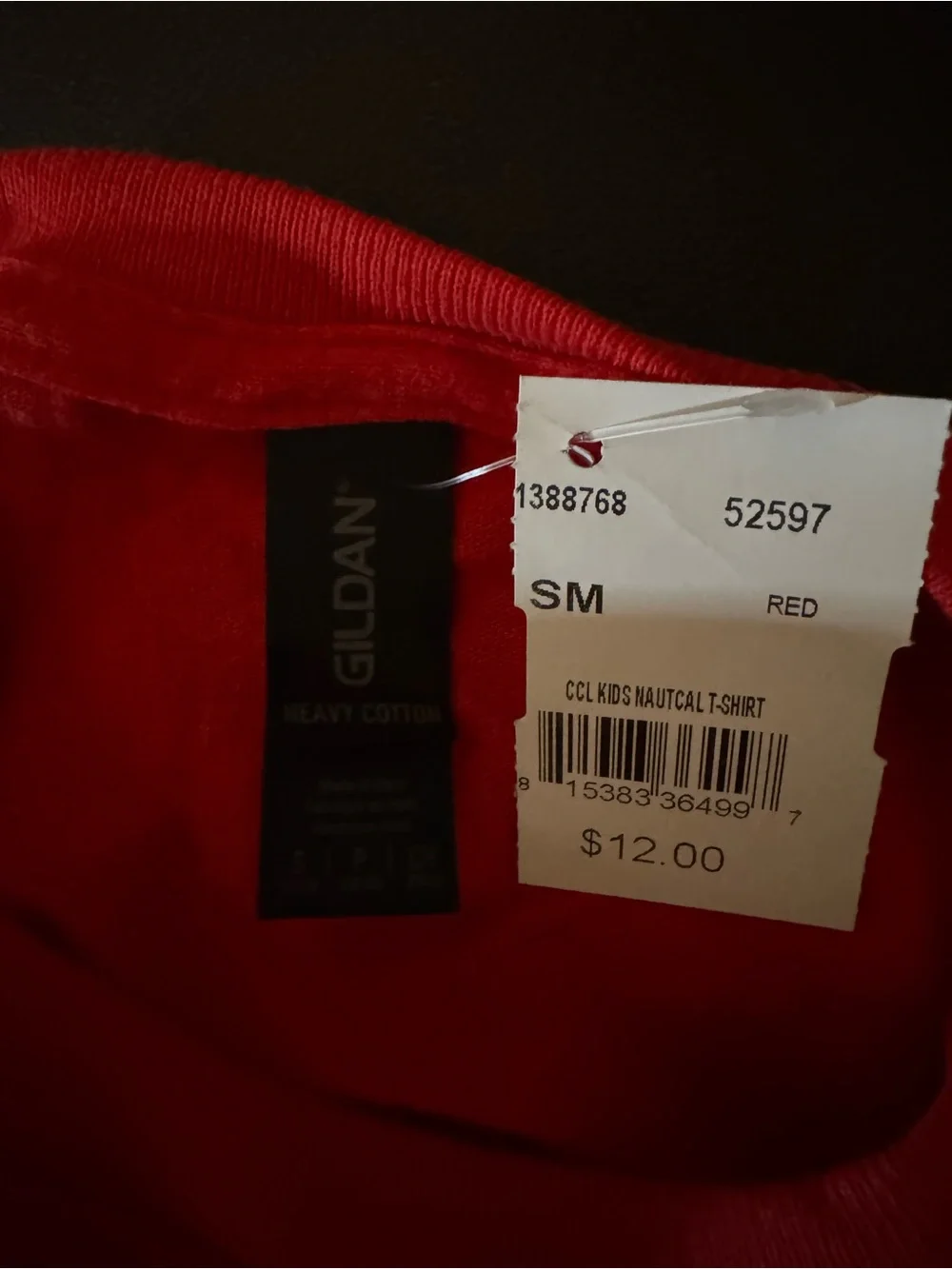 Gildan Red Short-Sleeve Nautical Graphic Tee